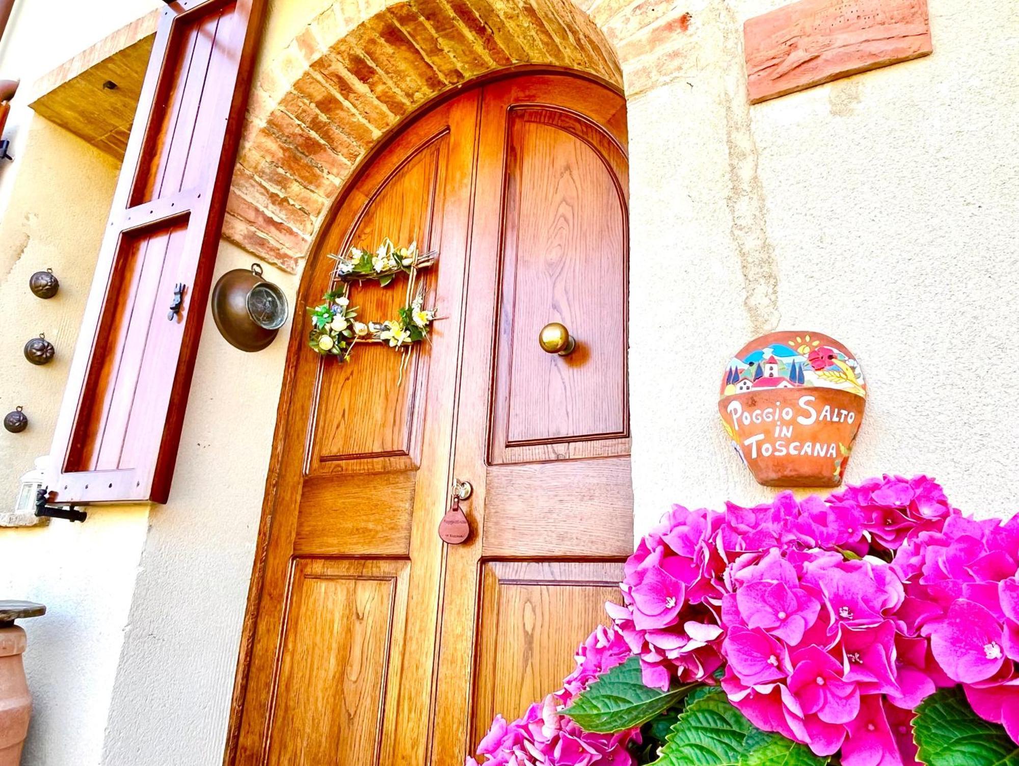 Poggiosalto In Toscana Pienza Buitenkant foto